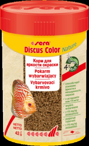Sera Discus Color Red 250 ml - pokarm dla paletek